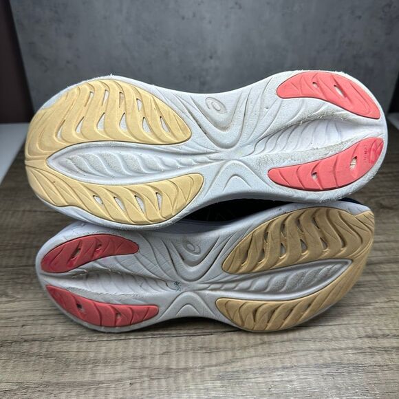 ASICS~Women’s~GEL-Cumulus 25 Midnight Purple/Yellow PureGEL Running Shoes~Sz 9 - Picture 8 of 9